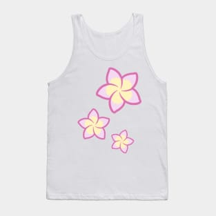 Pink Yellow Frangipani Tank Top